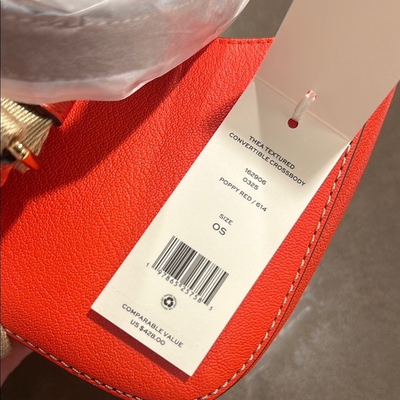 Tory Burch Thea Textured Convertible Leather Crossbody - Picture 8 of 11